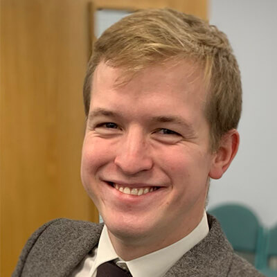 'speaker: luke downing, full-stack developer at worksome